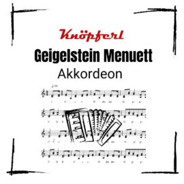 GEIGELSTEIN MENUETT AKKORDEON