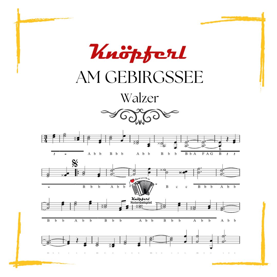 AM GEBIRGSSEE Walzer