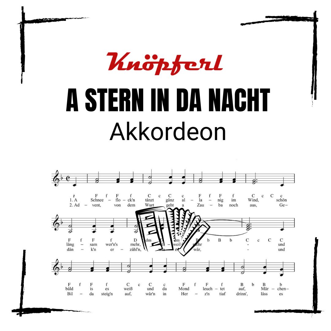 A STERN IN DA NACHT Akkordeon