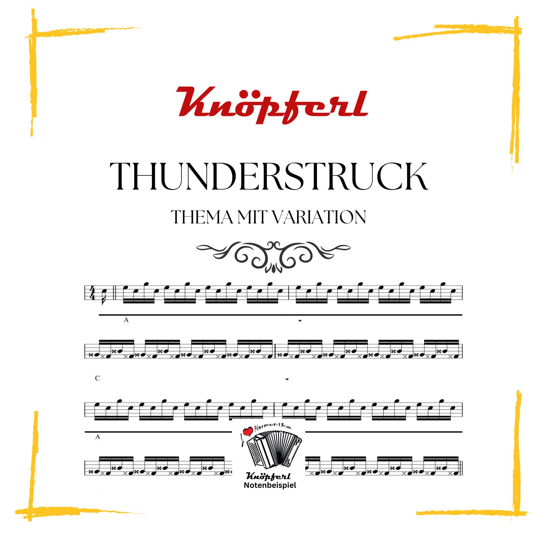 THUNDERSTRUCK - Thema mit Variation