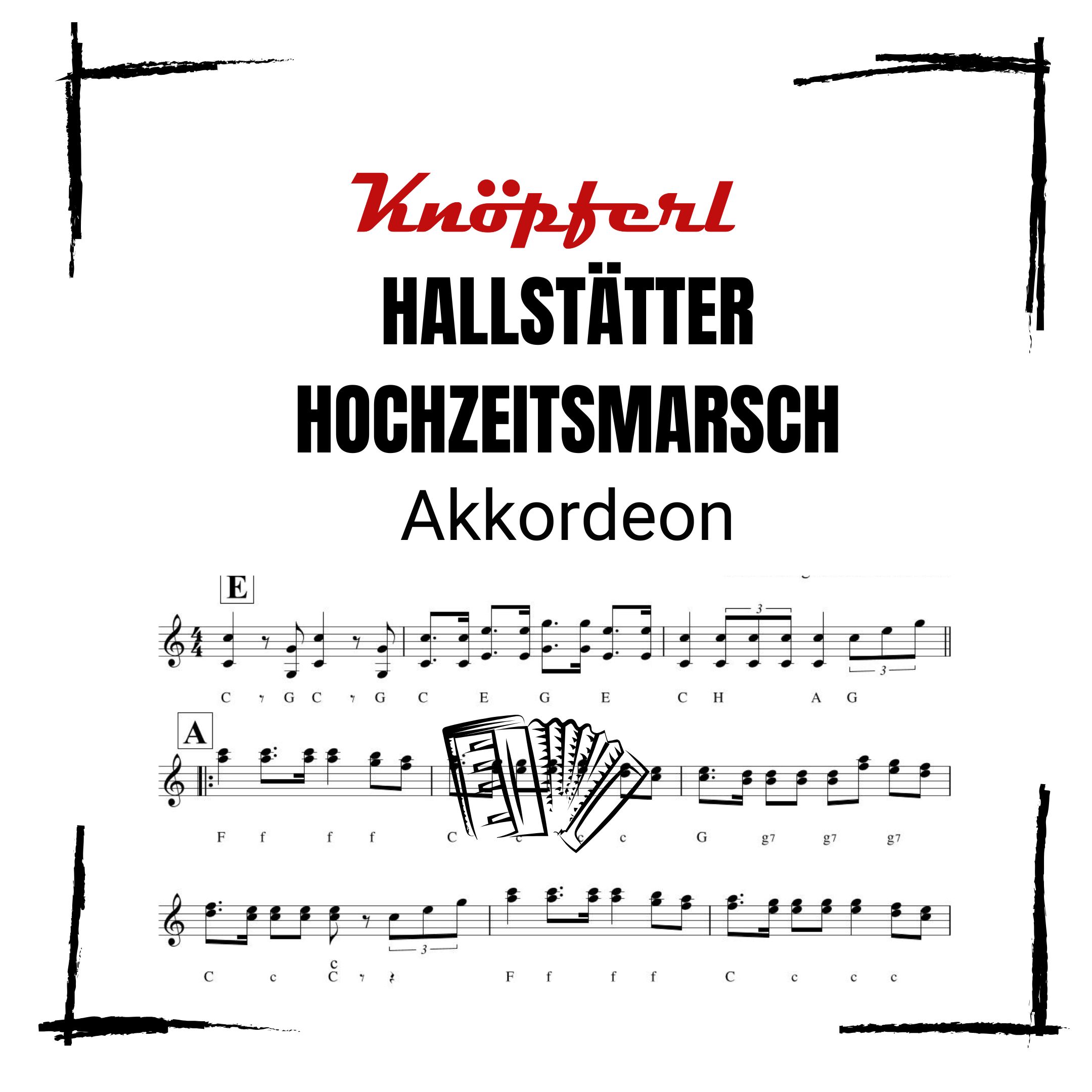 HALLSTÄTTER HOCHZEITSMARSCH Akkordeon